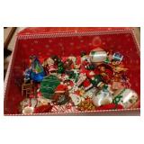 Box of Assorted Christmas Ornaments
