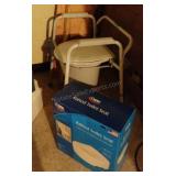 Bedside Commode and Raised Toilet Seat