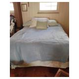 Queen Size Bed-Mattess, Box Spring, Frame and