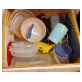 Kitchen Plastics Drawer Contents