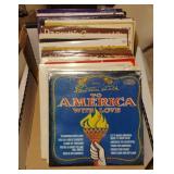 Box of Assorted Records-Orchestra, Polka