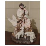Large English Gardens Plaster Religious Scene