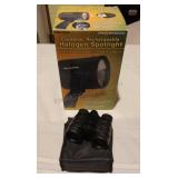 Halogen Spot Light and Foster Grant Binoculars