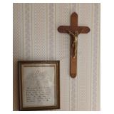Religious Wall Art cross needs repair