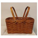 Longaberger Handled Basket 8x14