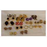 17 Pair Clip On Earrings Inc Monet
