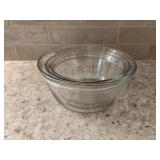 Anchor Hocking Glass Nesting Mixing Bowl Set 3