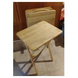 Wooden TV Tray Set -4