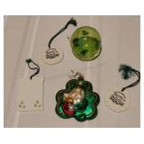 Beleek /Assorted Irish Christmas Ornaments