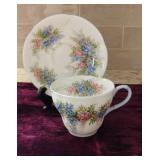 Royal Albert Wisteria Tea Cup & Saucer Set