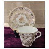 Colclough Bone China Tea Cup and Saucer Set