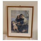 Framed Frederick Martin Who do you Love Art Print