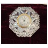Waterford Crystal Desk Clock