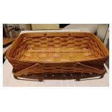 Longaberger Handled Basket 5x18x12