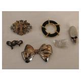 Assorted Brooches-Inc Sterling
