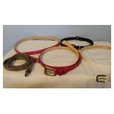 Ladies Leather/Assorted Belts Size L