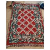 Woven Holiday Throw 64x48