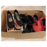 Box of Ladies Shoes Size 9/9.5