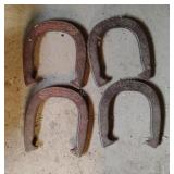 4 Double Ringer Horseshoes