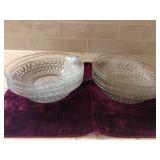 Glass Salad Bowls Set of 8