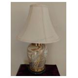 Frederick Cooper Style Asian Peacock Table Lamp