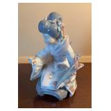 Lladro Japanese Geisha Girl