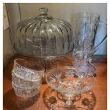Pitcher, Cake Plate & More