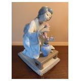 Lladro Japanese Geisha Flower Arranger