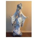 Lladro Japanese Geisha Girl