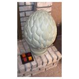 Candles & Artichoke Finial