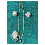Necklace With matching pendant & Earrings