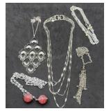 Silver Tone Fashion Necklaces