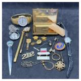 Compact, Non Running Watches,Tie Pins & More