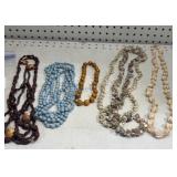 Group of Shell & Wood  Necklaces Group of Shell & Wood  Necklaces