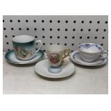Group of Tea Cups & Saucers