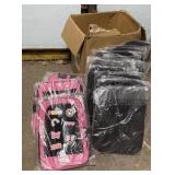 11 Black & 7 Pink School Bookbags 11 Black & 7 Pink School Bookbags