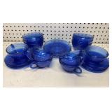 Cobalt Blue Dish Set