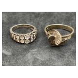 Silver 925 Rings Size 6 & 10