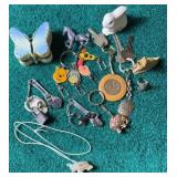 Group of Keychains & more