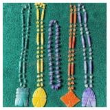 Group of Stone Necklaces