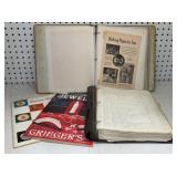 Magazines & Pipe Making Scrap Book &...