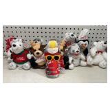 Group of Coca-Cola Plush