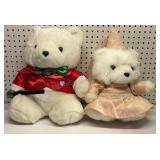 1988 & 1999 Hudson Christmas Bears