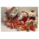 Hudson bears & Christmas plushies