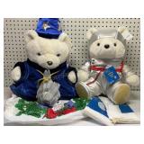 1999 & 2001 Hudson Christmas Bears