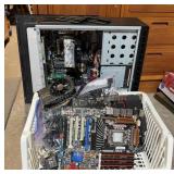 Computer tower & unknown parts