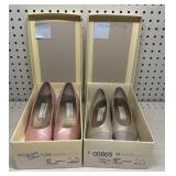 Size 7.5 Womenï¿½s Pink & Tan Heels