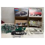 Lotus Esprit Sport & Corvette Model Kits