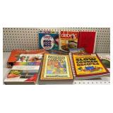 Lot of cookbooks
