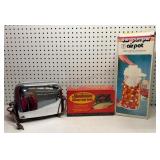 Vintage Iron, Toaster & Drink Dispenser